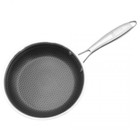PATELNIA STALOWA 20cm Z POWŁOKĄ PLASTER MIODU 5548 Brunbeste