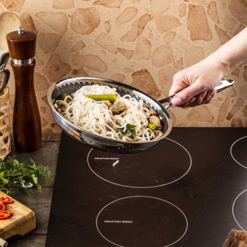 PATELNIA STALOWA 20cm Z POWŁOKĄ PLASTER MIODU KLAUSEBRG KB-9021 Klausberg