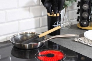 PATELNIA STALOWA 24cm Z POWŁOKĄ PLASTER MIODU 5550 Brunbeste