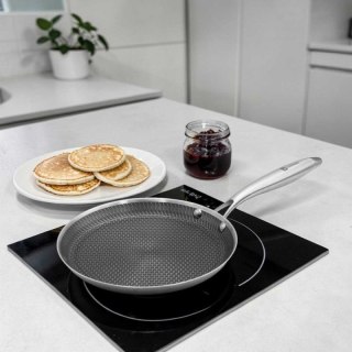 PATELNIA STALOWA DO NALEŚNIKÓW 24cm Z POWŁOKĄ PLASTER MIODU 5546 Brunbeste