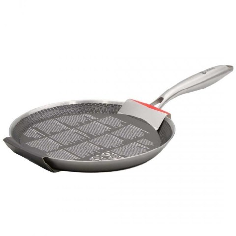 PATELNIA STALOWA DO NALEŚNIKÓW 24cm Z POWŁOKĄ PLASTER MIODU 5546 Brunbeste