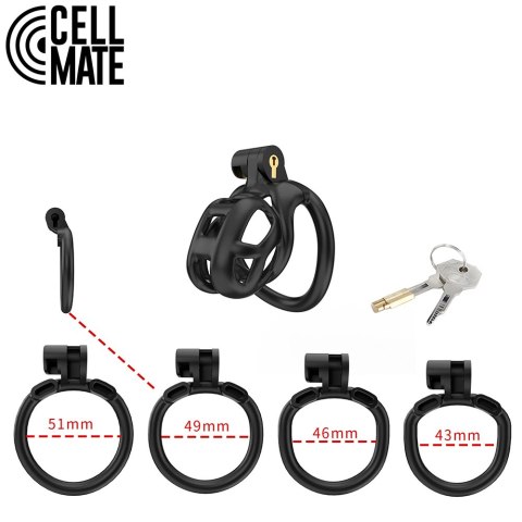 Pas cnoty Guardian Chastity Cage Black Size 0 CELLMATE CELLMATE