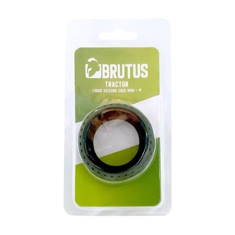Pierścień erekcyjny Tractor Liquid Silicone Cock Ring Black M Brutus Brutus