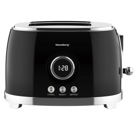 TOSTER OPIEKACZ NA 2 KROMKI WYŚWIETLACZ LED KLAUSBERG KB-9025 RETRO Klausberg