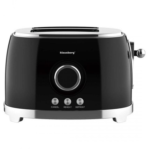 TOSTER OPIEKACZ NA 2 KROMKI WYŚWIETLACZ LED KLAUSBERG KB-9025 RETRO Klausberg