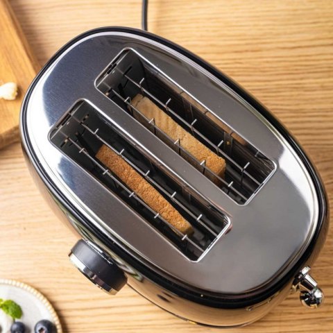 TOSTER OPIEKACZ NA 2 KROMKI WYŚWIETLACZ LED KLAUSBERG KB-9025 RETRO Klausberg