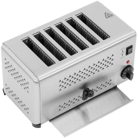 Toster opiekacz kanapkowy do chleba na 6 grzanek 2500 W Royal catering