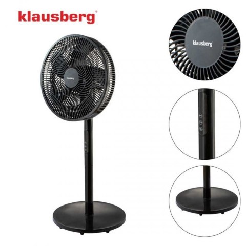 WENTYLATOR WIATRAK PODŁOGOWY BIURKOWY REGULOWANY KLAUSBERG KB-9041 Klausberg