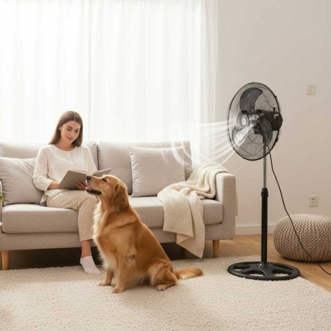 WENTYLATOR WIATRAK PODŁOGOWY BIURKOWY ŚCIENNY 3w1 KLAUSBERG KB-9042 Klausberg