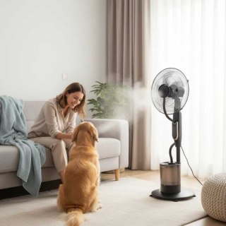 WENTYLATOR WIATRAK PODŁOGOWY MGIEŁKOWY Z NAWILŻACZEM KLAUSBERG KB-9043 Klausberg