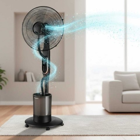 WENTYLATOR WIATRAK PODŁOGOWY MGIEŁKOWY Z NAWILŻACZEM KLAUSBERG KB-9043 Klausberg