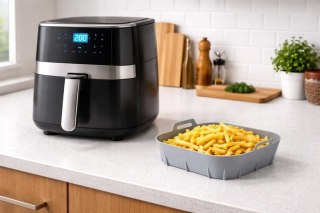 WKŁAD SILIKONOWY WIELORAZOWY DO FRYTKOWNICY 18,5x18,5cm ALPENBURG Alpenburg