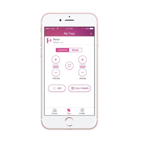 Wibrator Króliczek Sterowany Aplikacją Nora Lovense Lovense