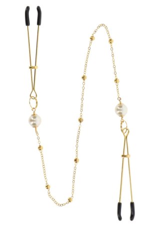 Zaciski Na Sutki Tweezers Pearl & Deluxe Chain Taboom Taboom