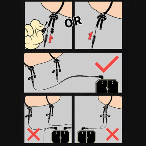 Zestaw pierścieni Conductive Rubber Rings 6mm pro2 Dungeon Lab Dungeon Lab