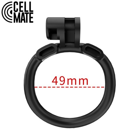 Pas cnoty Centurion Chastity Cage Black Size 4 CELLMATE CELLMATE