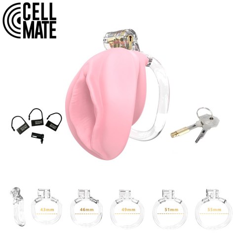 Pas cnoty Pussyfyer Chastity Cage Pink CELLMATE CELLMATE