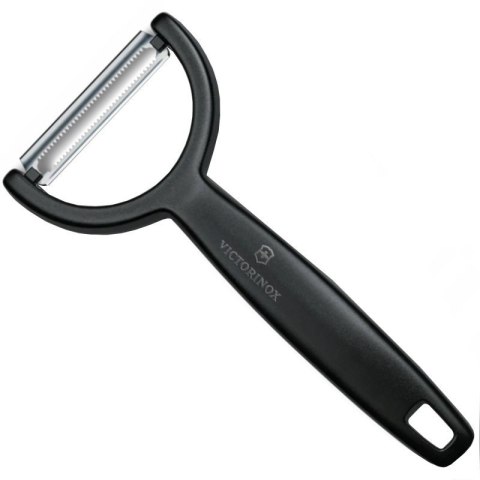 Obieraczka pozioma z ząbkowanym ostrzem YPSO dł. 145 mm - czarna Victorinox