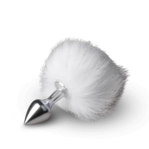Bunny Tail Plug No. 1 - Silver/WhiteKorek analny Easytoys