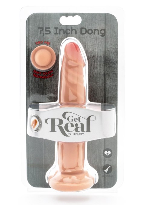 Dual Density Dong 7.5 inch Light skin tone TOYJOY