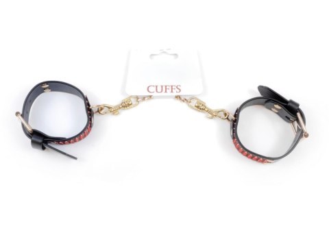 Fetish B - Series Handcuffs with cristals 3 cm Red Line Fetish B - Series