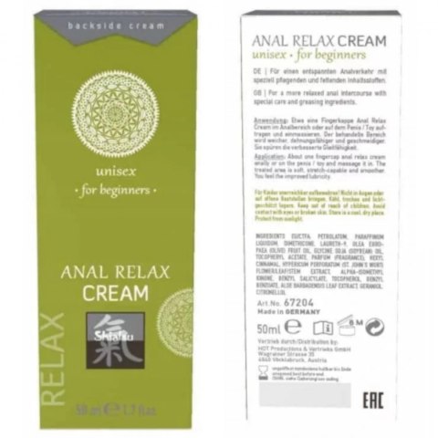 Żel/sprej-Shiatsu Anal Relax Cream 50ml. Hot
