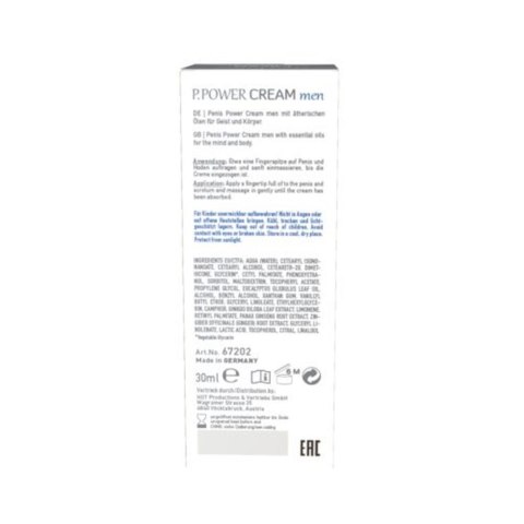 Żel/sprej-Shiatsu Penis Power Cream Men 30ml. Hot