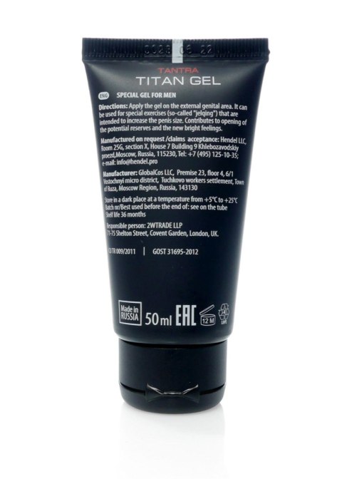 Żel/sprej-Titan GEL 50ml.( ORGINAL ) Hendel