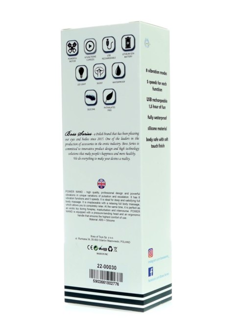 Stymulator-Rechargeable Power Wand - Purple B - Series Magic