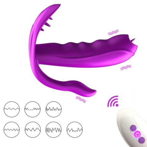 Stymulator-Silicone Panty Vibrator USB 7 Function / Heating B - Series Fox