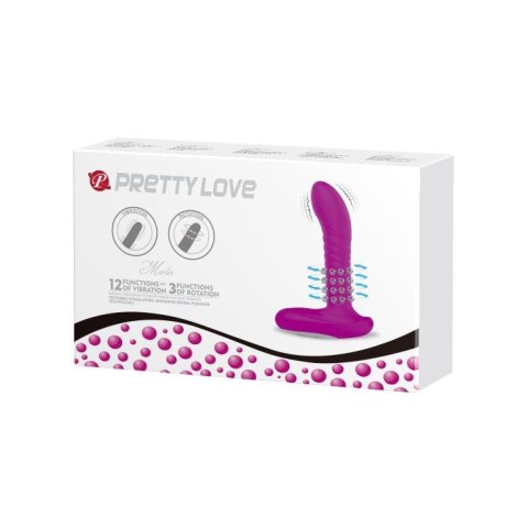 PRETTY LOVE - PROSTATE MASSAGER, USB 3 rot; 12 vibr. USB Pretty Love