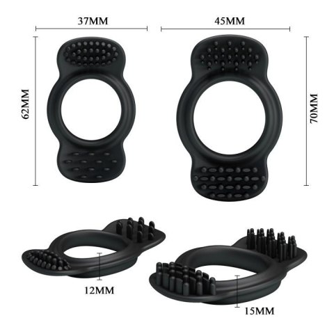 BAILE - Double cock ring BAILE