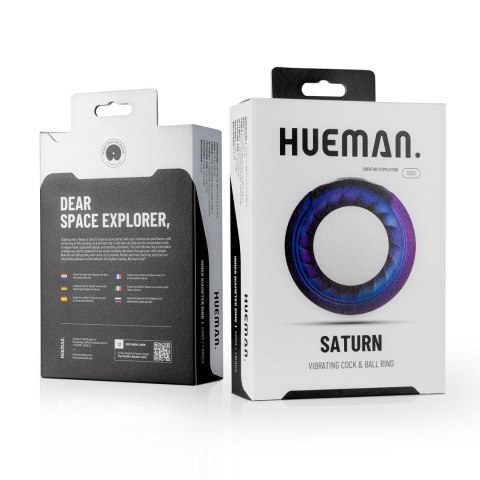 Hueman - Saturn Vibrating Cock/Ball Easytoys