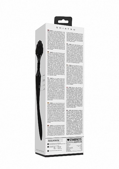 Stymulator- Shiatsu Bendable Massager Wand - Black Vive