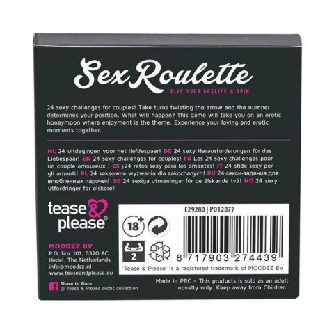 Sex Roulette Love & Marriage (NL-DE-EN-FR-ES-IT-PL-RU-SE-NO) Tease & please