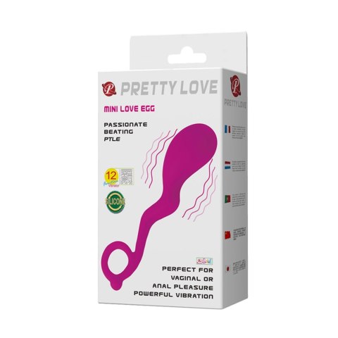 PRETTY LOVE- MINI LOVE EGG, 12 vibration functions Pretty Love