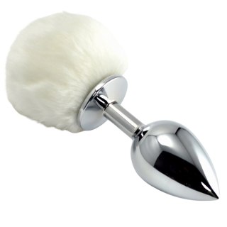 Pompon Metal Plug Small White Lovetoy