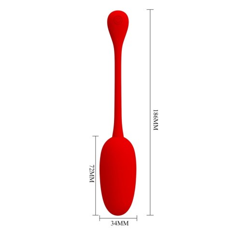 PRETTY LOVE - KNUCKER Red, 12 vibration functions Memory function Pretty Love