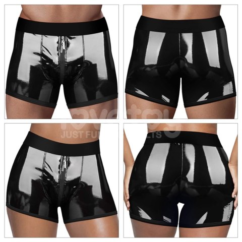 Chic Strap-On shorts (32 - 35 inch waist) Black Lovetoy