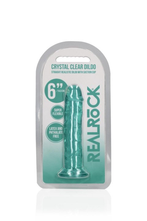Straight Realistic Dildo with Suction Cup - 6'' / 14,5 RealRock