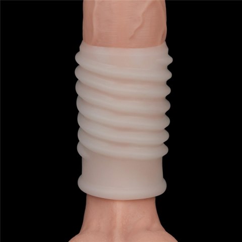 Vibrating Spiral Knights Ring (White) Lovetoy