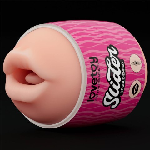 Slider Double-Ended Masturbator Mouth and Vagina Lovetoy
