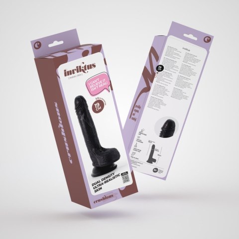 CRUSHIOUS INVIKTUS 7 LIQUID SILICONE DILDO BLACK Crushious