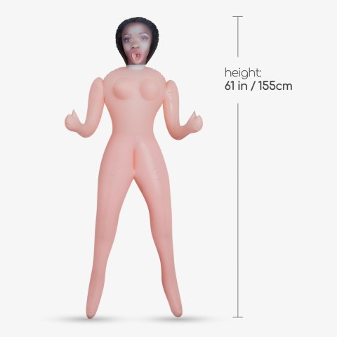 CRUSHIOUS LUCIA THE HOUSEWIFE EBONY INFLATABLE DOLL Crushious