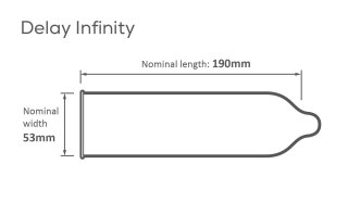 Pasante Delay Infinity "X" 1 pc Pasante