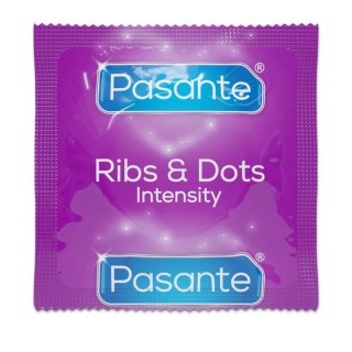 Pasante Ribs & Dots/Intensity Condoms 12 pcs Pasante