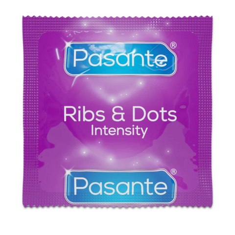 Pasante Ribs & Dots/Intensity Condoms Bulk Packs 144 pcs Pasante