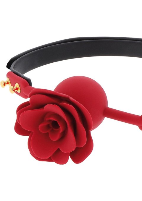 Wild Roses Ball Gag Black Taboom
