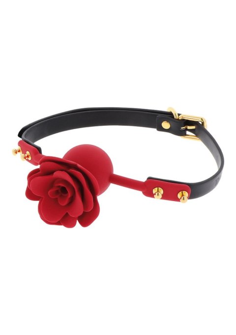 Wild Roses Ball Gag Black Taboom