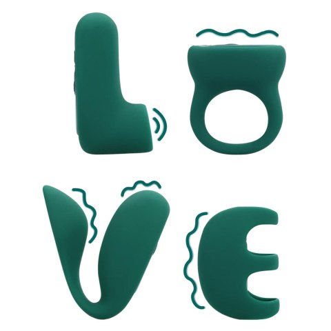 LOVE' (S)explore Set - Green Crystal Loveline